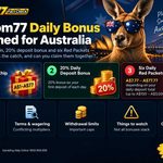 Daily Bonuses at Kaboom77