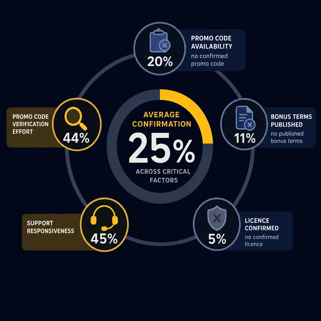 Overview chart of average confirmed data across critical factors